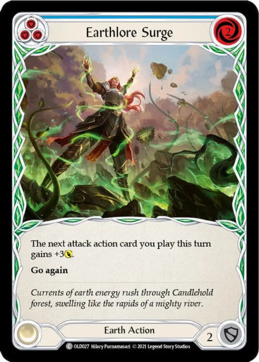 Earthlore Surge (Blue) [Tales of Aria Blitz Deck] 1st Edition Normal - Flesh And Blood Single