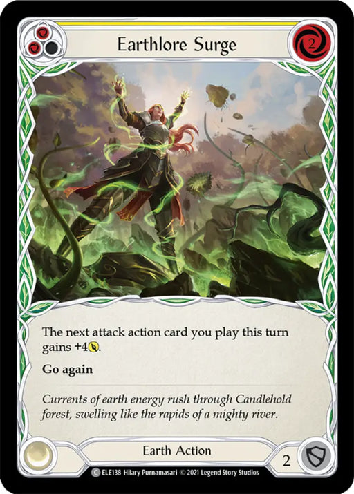 Earthlore Surge (Yellow) [Tales of Aria 1st Edition] 1st Edition Normal - Flesh And Blood Single
