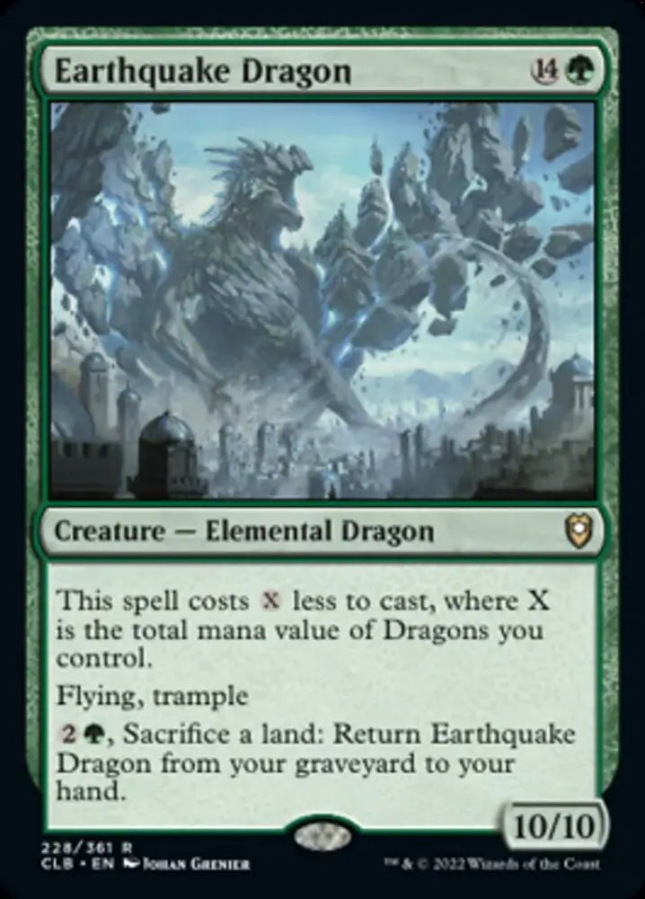 Earthquake Dragon [Commander Legends: Battle for Baldur’s Gate] - MTG Single