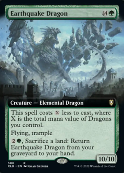 Earthquake Dragon (Extended Art) [Commander Legends: Battle for Baldur’s Gate] - MTG Single