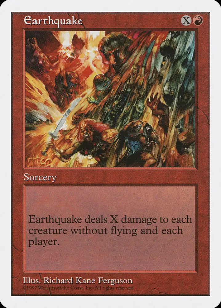 Earthquake [Fifth Edition] - MTG Single