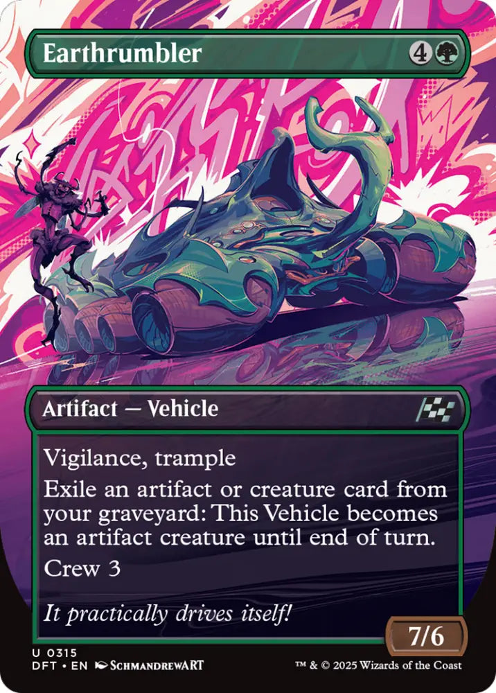 Earthrumbler (Borderless) [Aetherdrift] - MTG Single