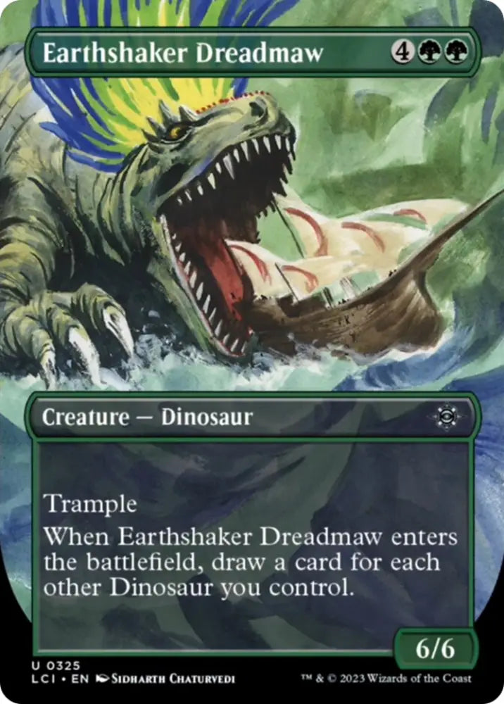 Earthshaker Dreadmaw (Borderless) [The Lost Caverns of Ixalan] - MTG Single