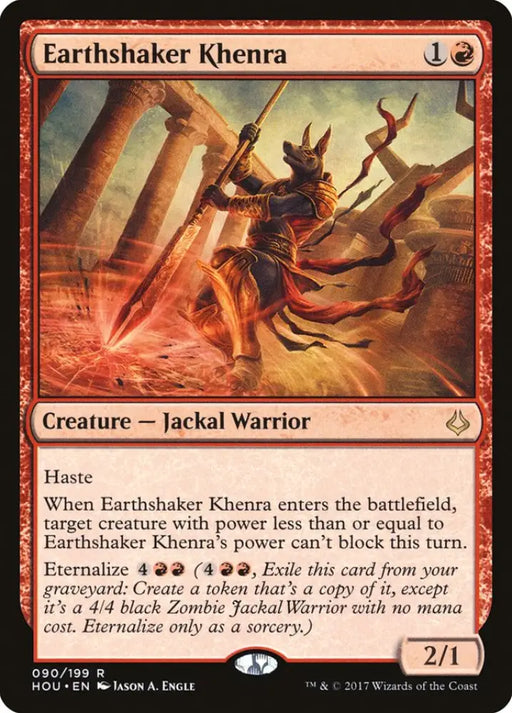 Earthshaker Khenra [Hour of Devastation] - MTG Single