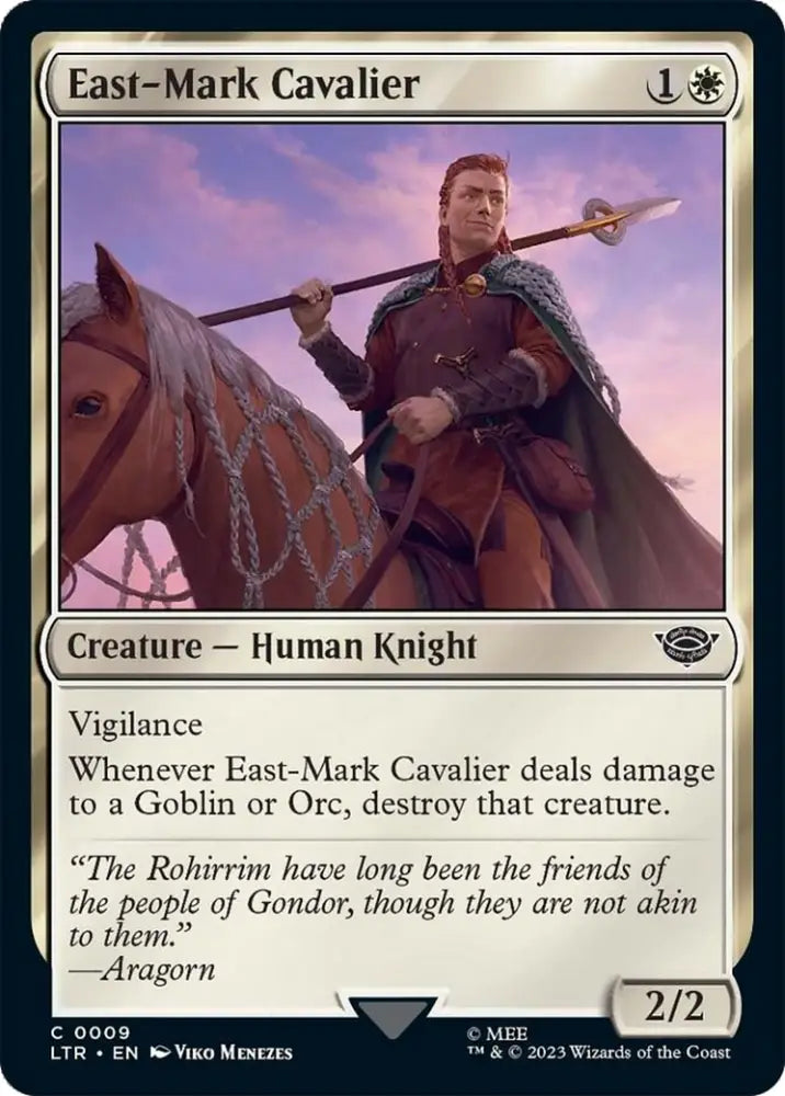 East-Mark Cavalier [The Lord of the Rings: Tales of Middle-Earth] - MTG Single