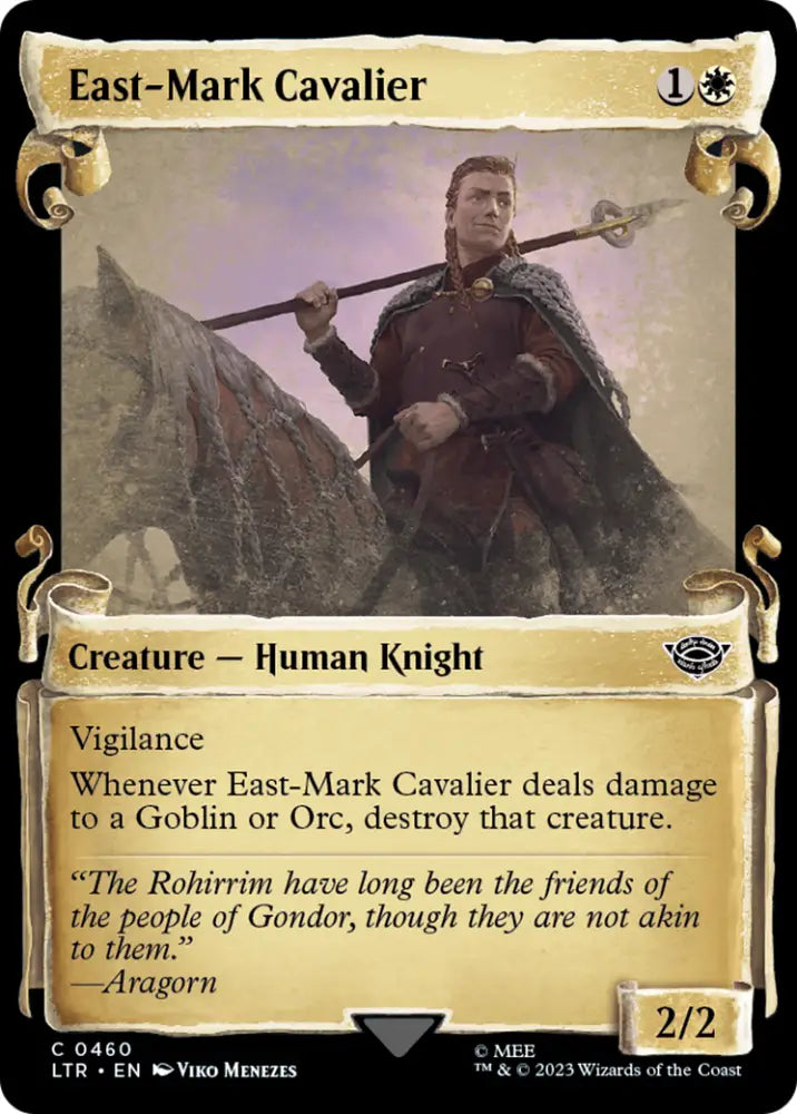 East-Mark Cavalier [The Lord of the Rings: Tales of Middle-Earth Showcase Scrolls] - MTG Single