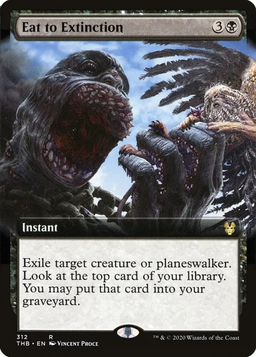 Eat to Extinction (Extended Art) [Theros Beyond Death] - MTG Single