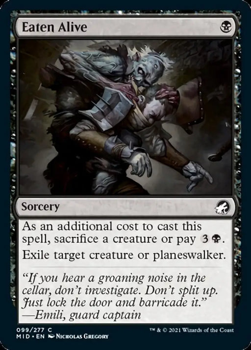 Eaten Alive [Innistrad: Midnight Hunt] - MTG Single