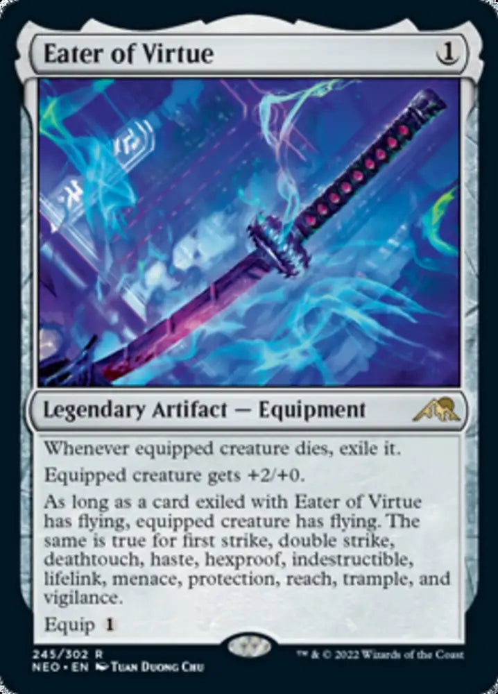 Eater of Virtue [Kamigawa: Neon Dynasty] - MTG Single