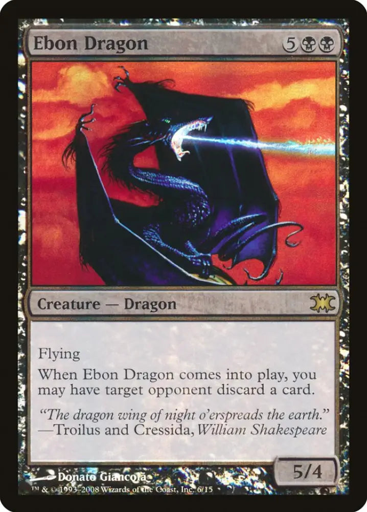 Ebon Dragon [From the Vault: Dragons] - MTG Single