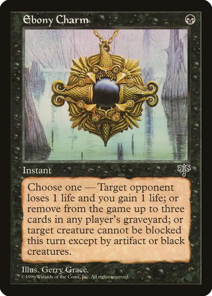 Ebony Charm [Mirage] - MTG Single