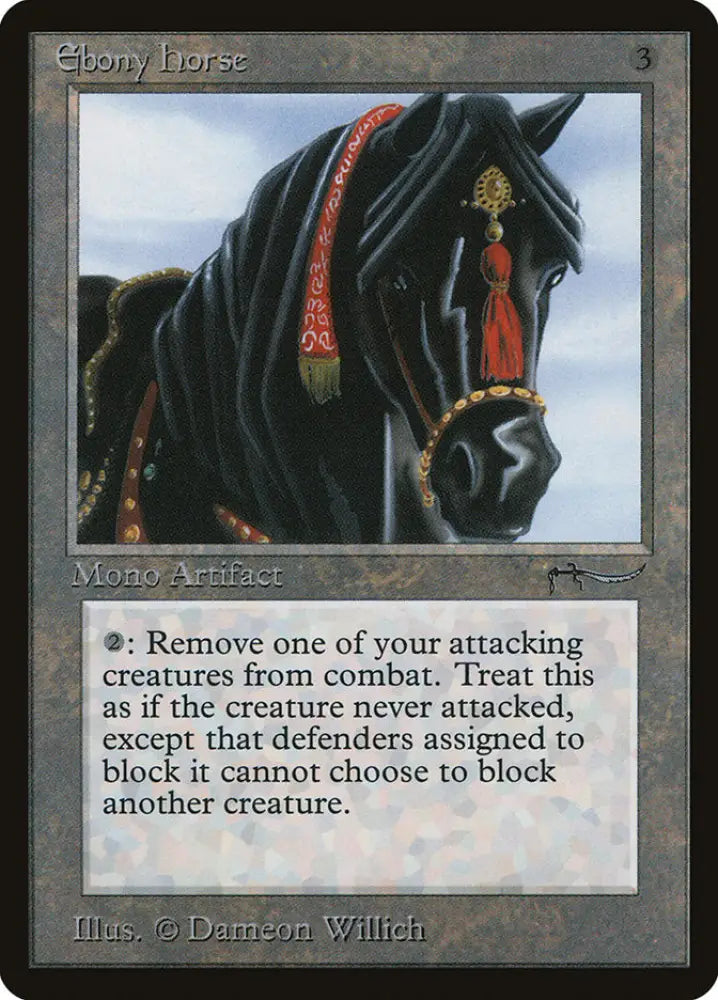 Ebony Horse [Arabian Nights] - MTG Single
