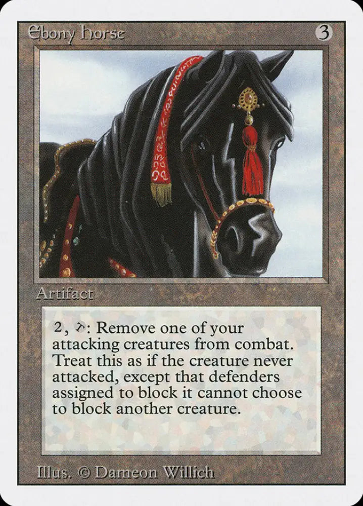 Ebony Horse [Revised Edition] - MTG Single