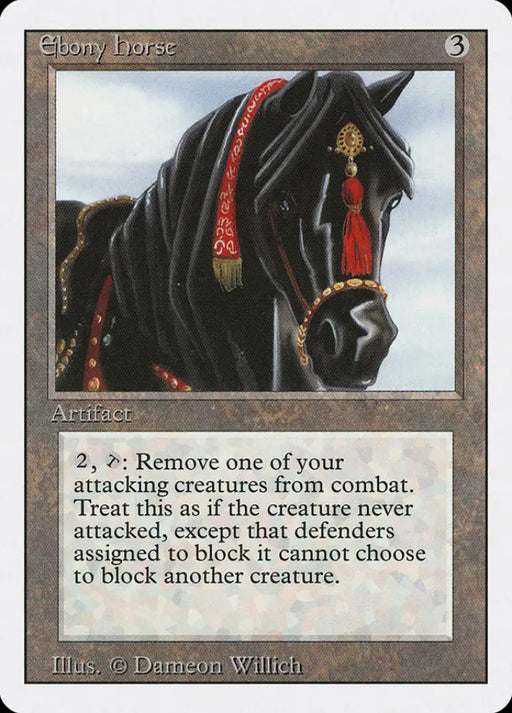 Ebony Horse [Revised Edition] - MTG Single