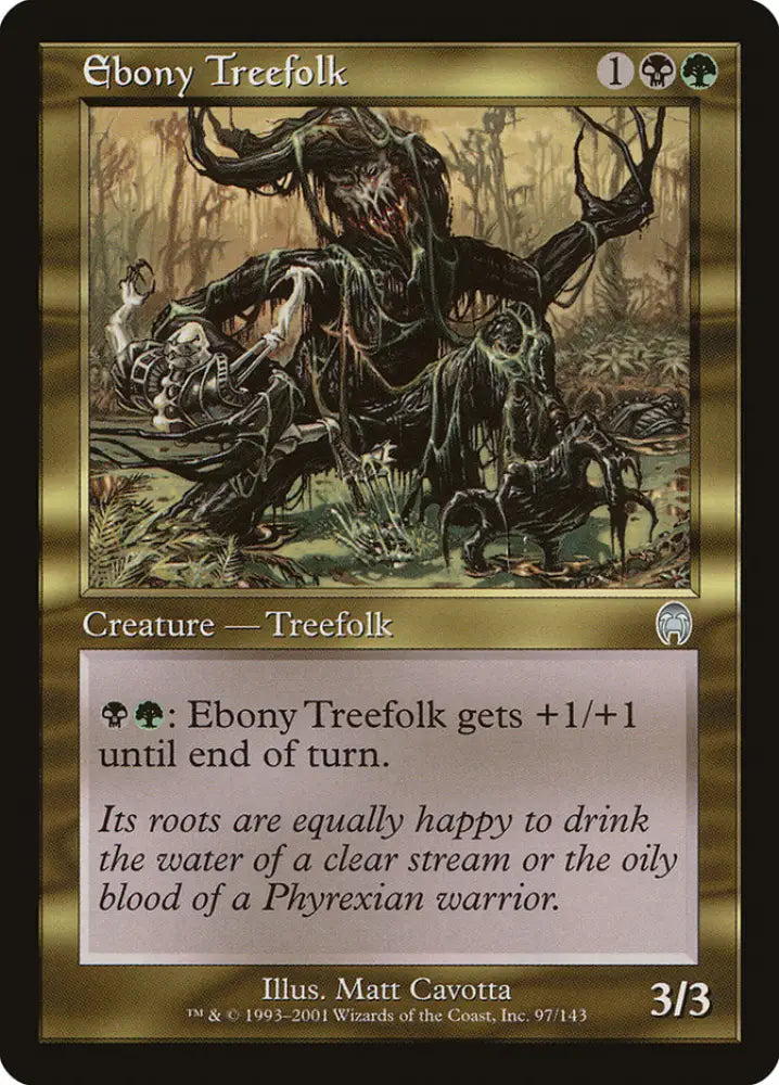 Ebony Treefolk [Apocalypse] - MTG Single