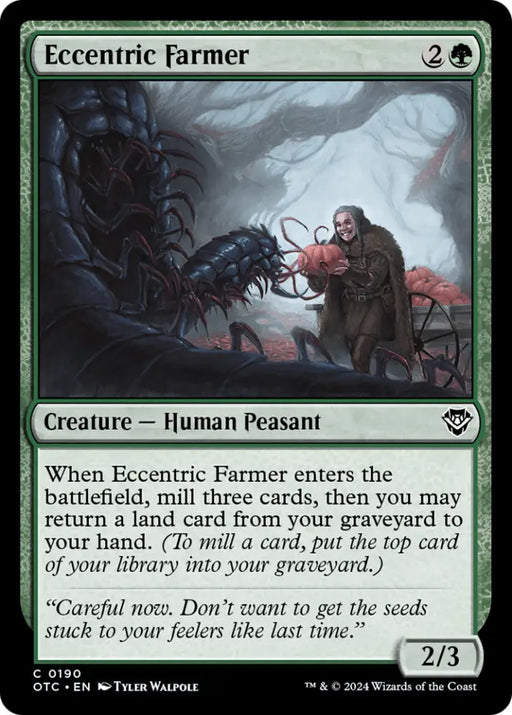 Eccentric Farmer [Outlaws of Thunder Junction Commander] - MTG Single