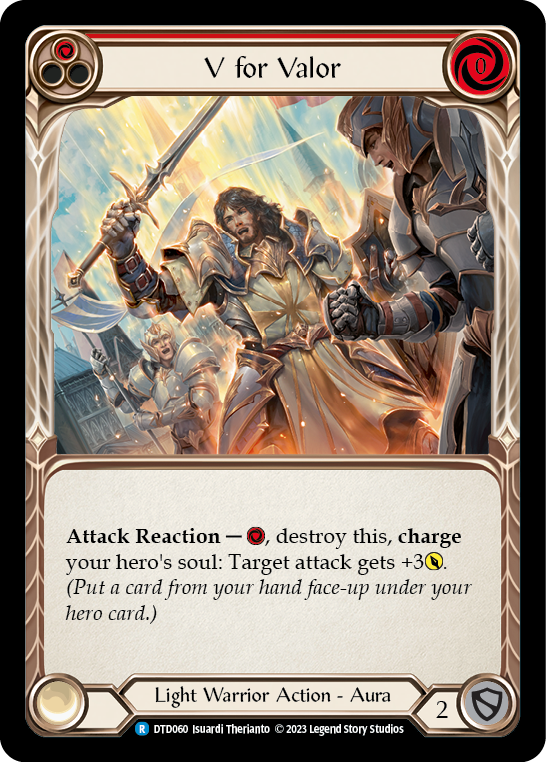 V for Valor (Red) [Dusk Till Dawn]