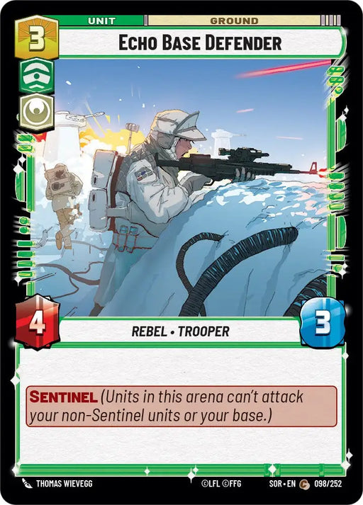 Echo Base Defender (098/252) [Spark of Rebellion] - Star Wars: Unlimited Single