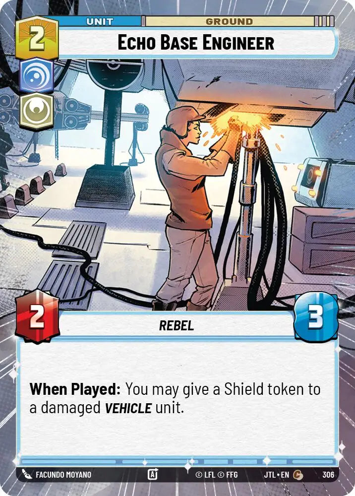 Echo Base Engineer (Hyperspace) (306) [Jump to Lightspeed] - Star Wars: Unlimited Single