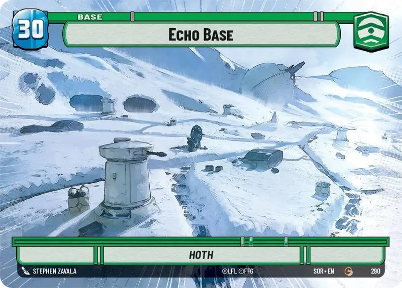 Echo Base // Shield (Hyperspace) (290 // T04) [Spark of Rebellion] - Star Wars: Unlimited Single