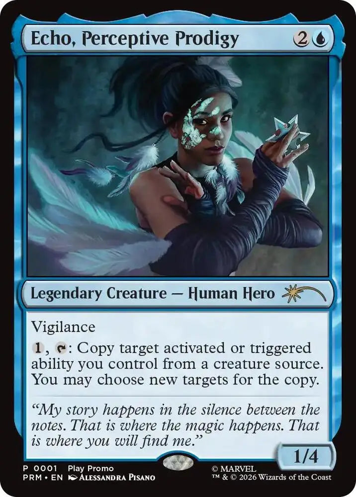 Echo, Perceptive Prodigy (1) [Standard Showdown Promos]