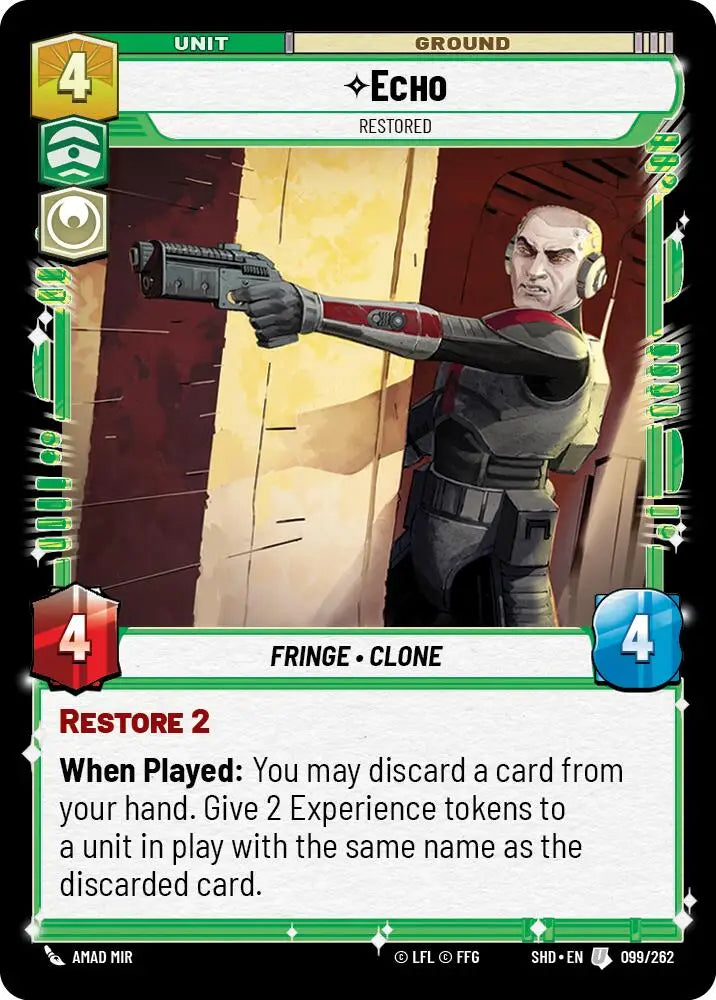 Echo - Restored (099/262) [Shadows of the Galaxy] - Star Wars: Unlimited Single