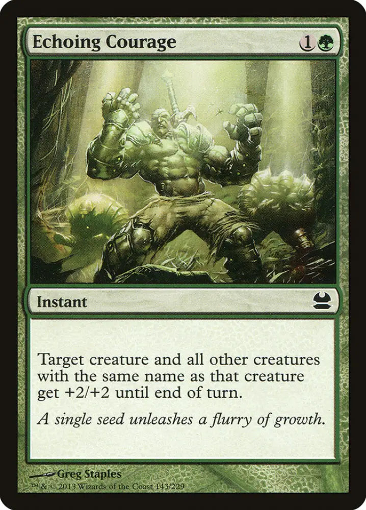 Echoing Courage [Modern Masters] - MTG Single