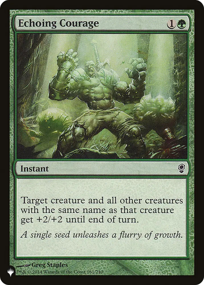 Echoing Courage [The List] - MTG Single