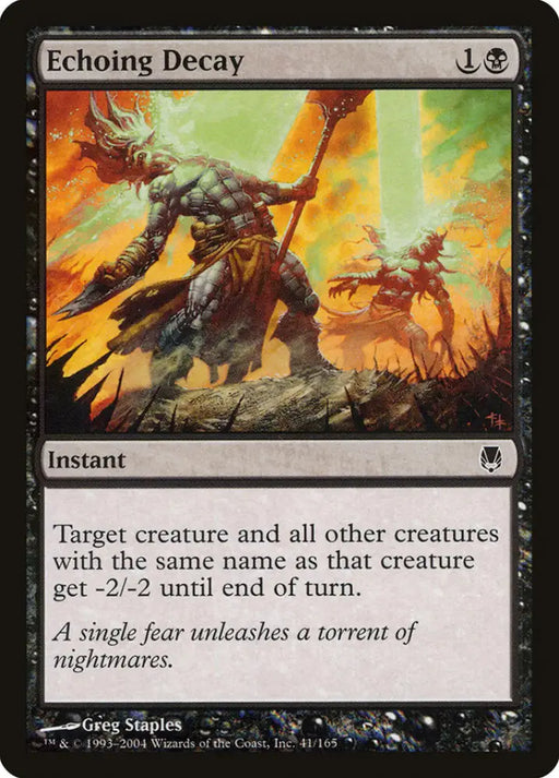 Echoing Decay [Darksteel] - MTG Single