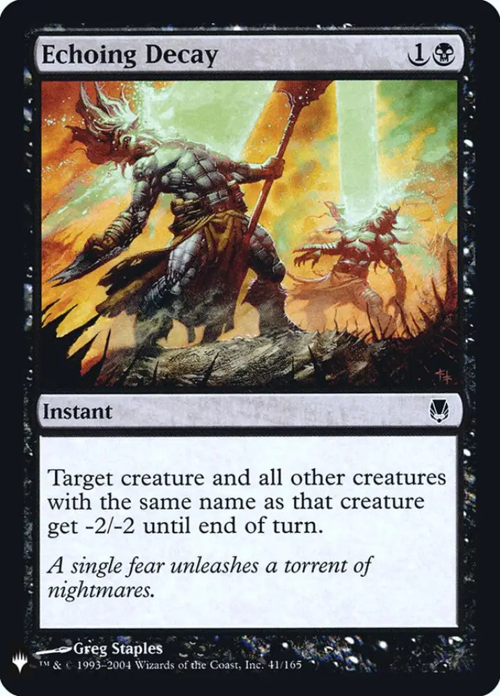 Echoing Decay [Mystery Booster] - MTG Single