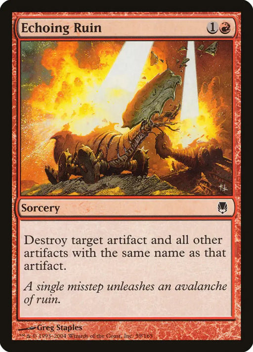 Echoing Ruin [Darksteel] - MTG Single