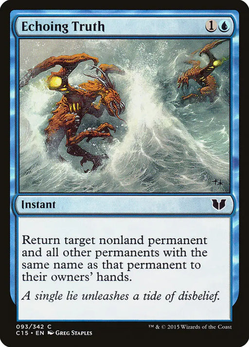 Echoing Truth [Commander 2015] - MTG Single