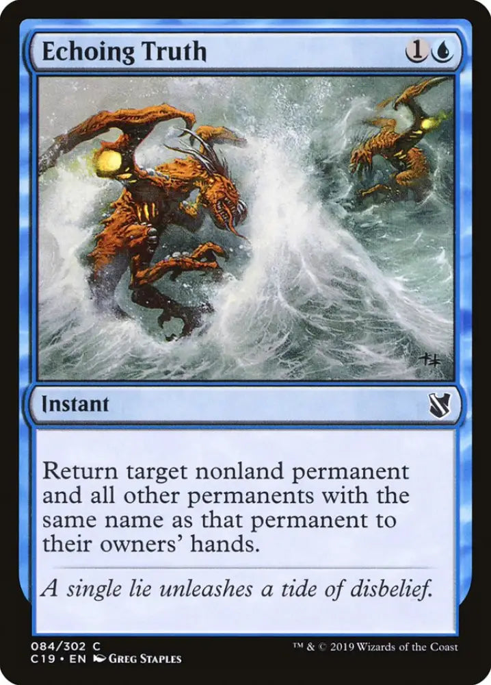 Echoing Truth [Commander 2019] - MTG Single