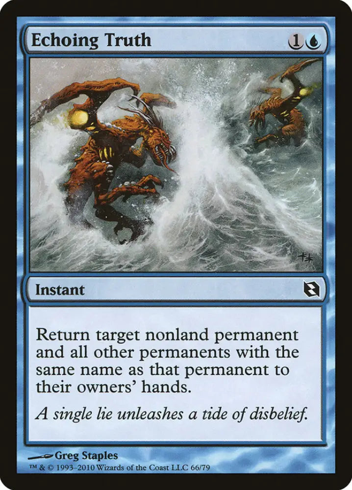 Echoing Truth [Duel Decks: Elspeth vs. Tezzeret] - MTG Single