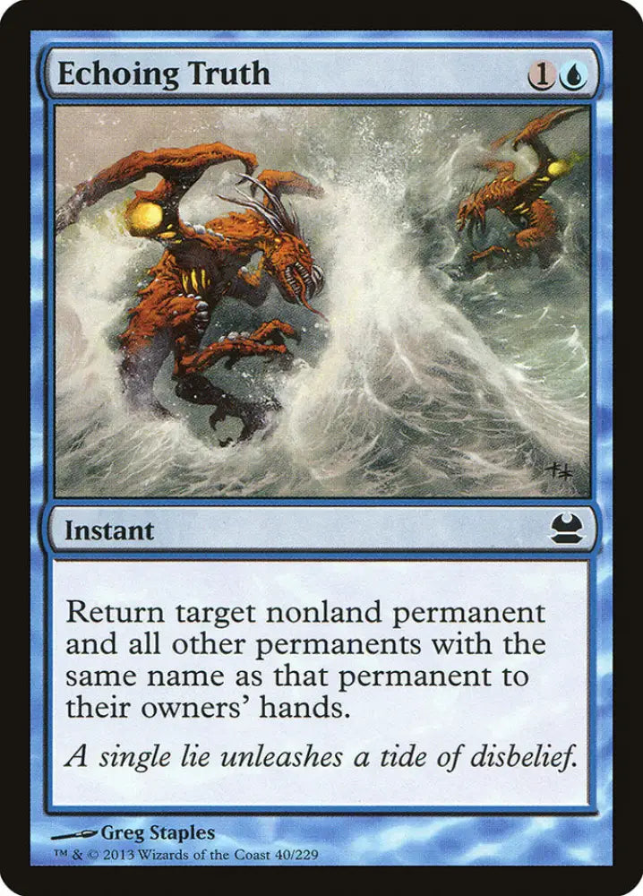 Echoing Truth [Modern Masters] - MTG Single