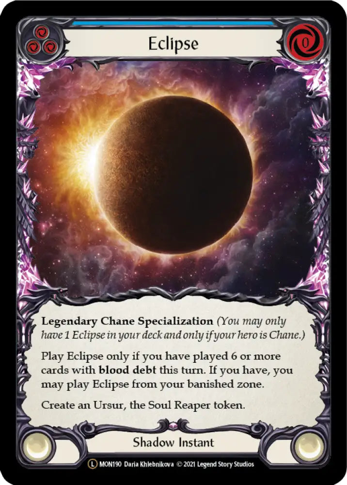 Eclipse [Monarch Unlimited] Unlimited Rainbow Foil - Flesh And Blood Single