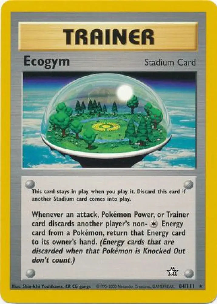Ecogym (84/111) [Neo Genesis Unlimited] - Pokemon Single