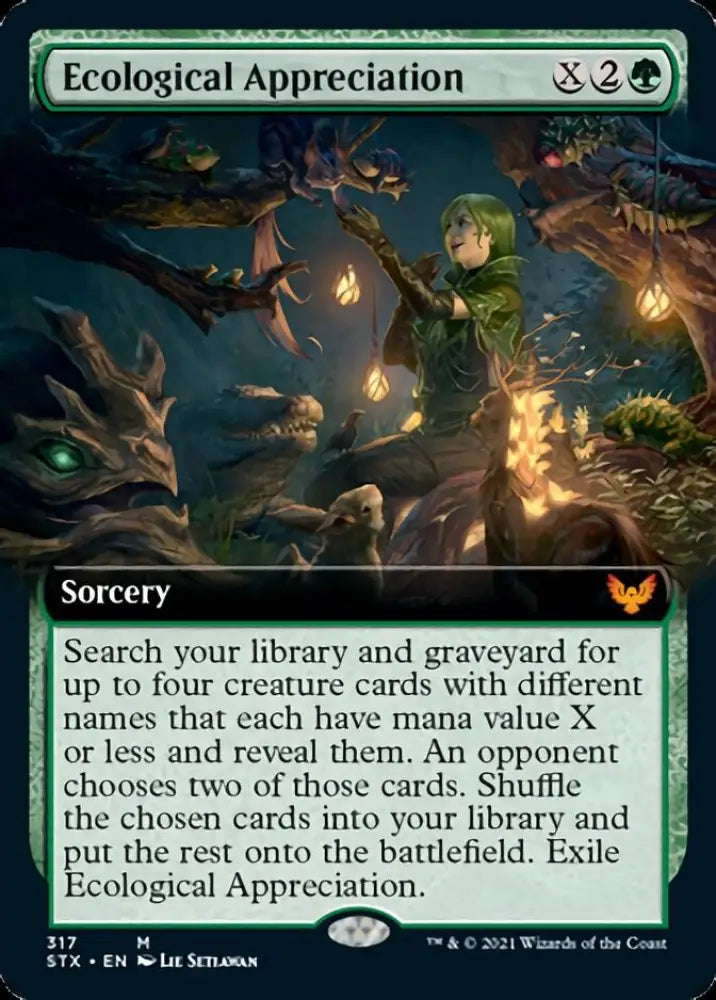Ecological Appreciation (Extended Art) [Strixhaven: School of Mages] - MTG Single