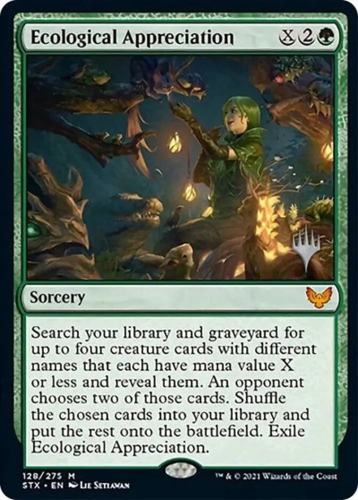 Ecological Appreciation (Promo Pack) [Strixhaven: School of Mages Promos] - MTG Single