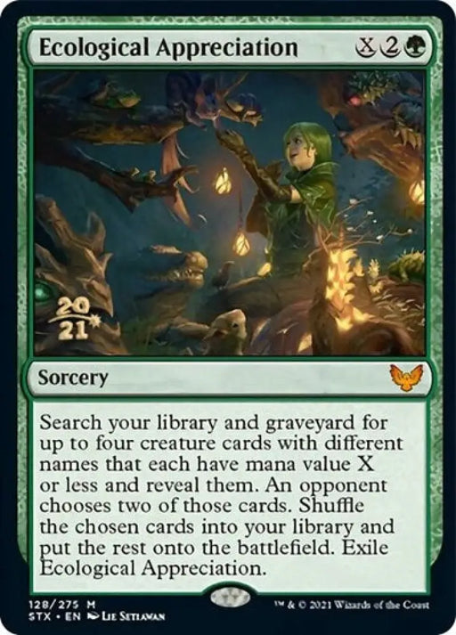 Ecological Appreciation [Strixhaven: School of Mages Prerelease Promos] - MTG Single