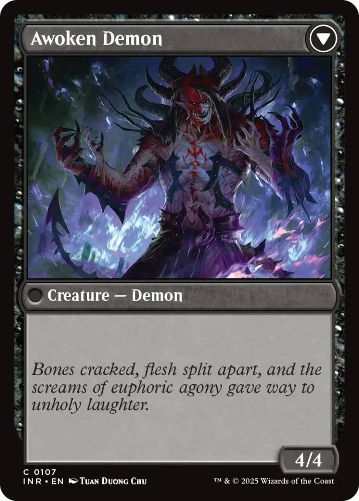 Ecstatic Awakener // Awoken Demon [Innistrad Remastered] - MTG Single