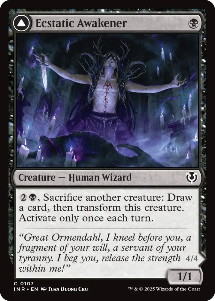 Ecstatic Awakener // Awoken Demon [Innistrad Remastered] - MTG Single