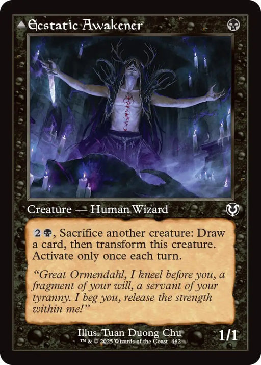 Ecstatic Awakener // Awoken Demon (Retro Frame) [Innistrad Remastered] - MTG Single
