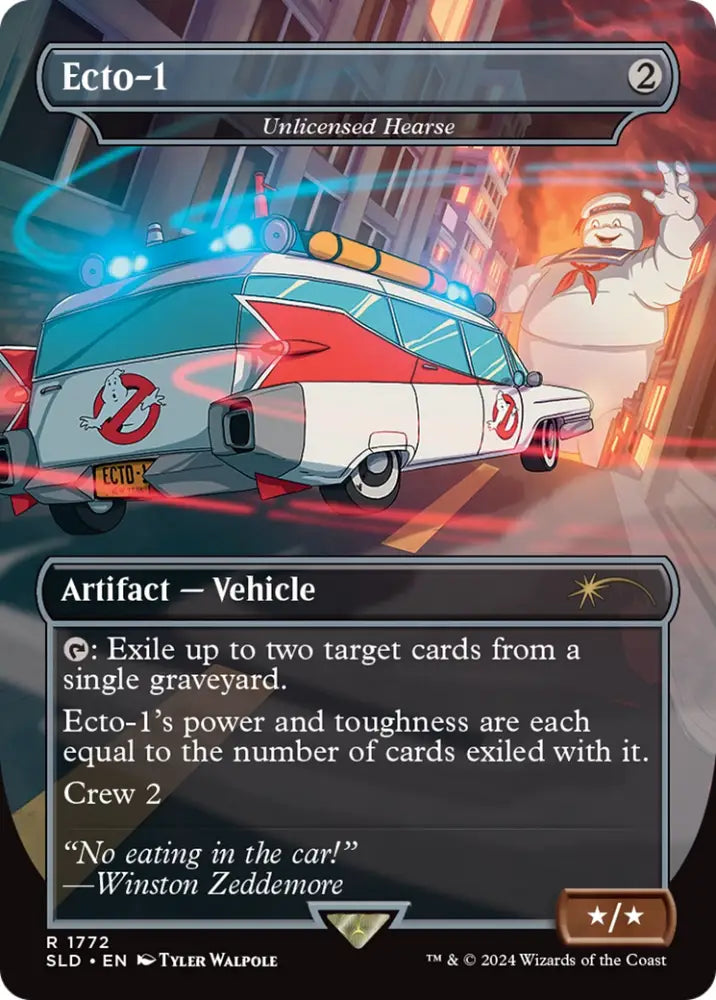 Ecto-1 - Unlicensed Hearse [Secret Lair Drop Series] - MTG Single