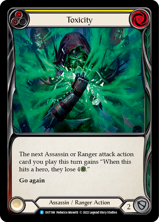 Toxicity (Yellow) [Outsiders] Rainbow Foil