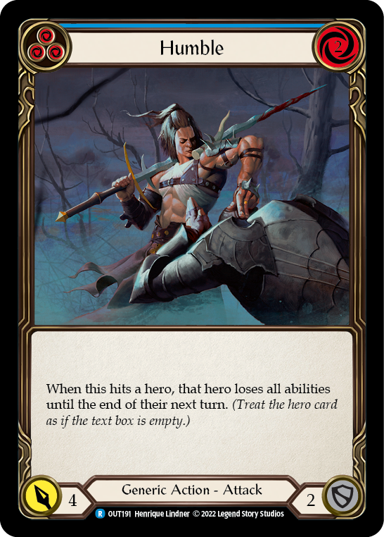 Humble (Blue) [Outsiders] Rainbow Foil