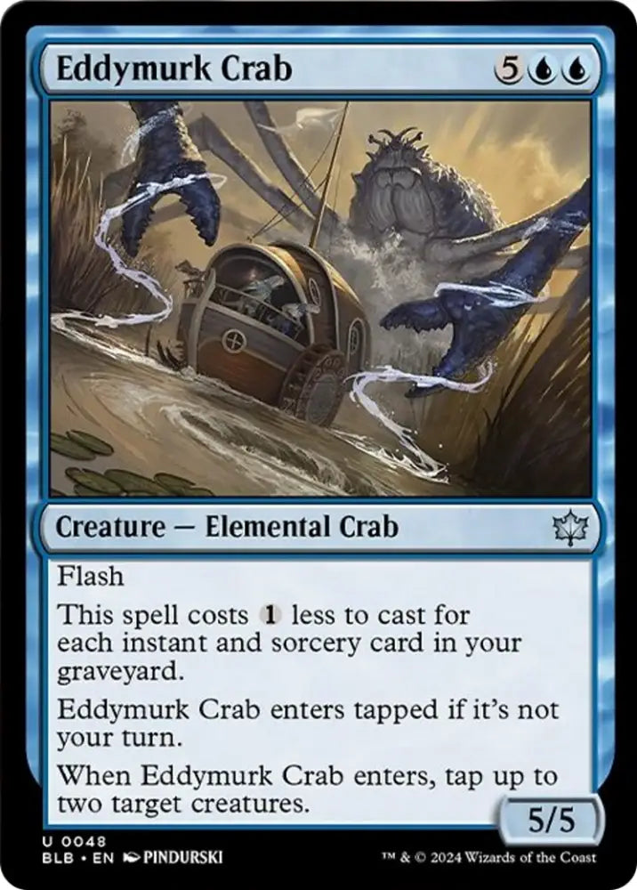 Eddymurk Crab [Bloomburrow] - MTG Single