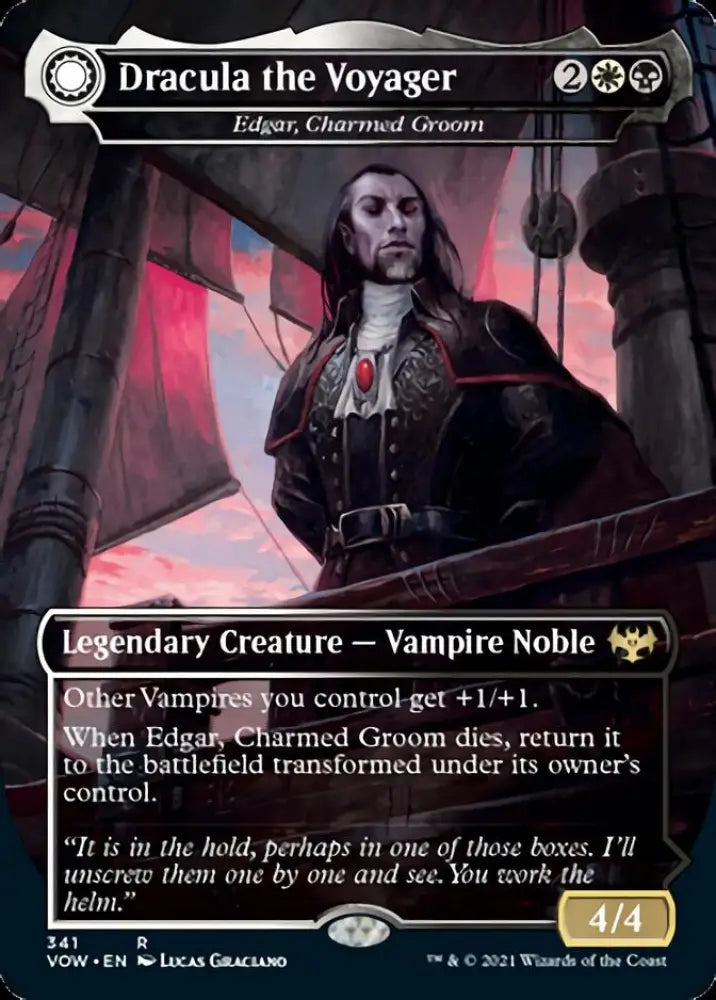 Edgar Charmed Groom // Edgar Markov’s Coffin - Dracula the Voyager // Casket of Native Earth [Innistrad: Crimson Vow]