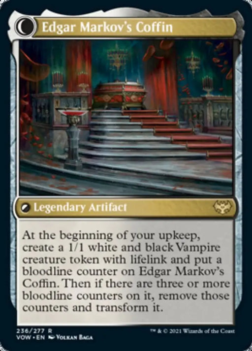 Edgar Charmed Groom // Edgar Markov’s Coffin [Innistrad: Crimson Vow] - MTG Single