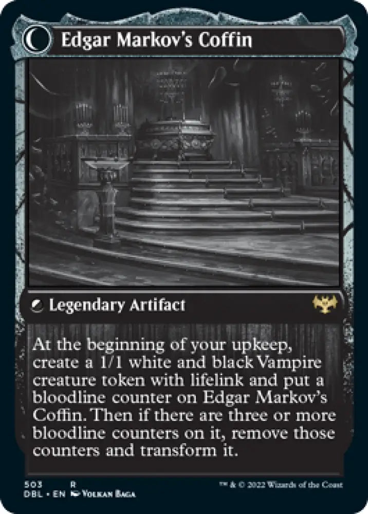 Edgar Charmed Groom // Edgar Markov’s Coffin [Innistrad: Double Feature] - MTG Single